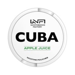 CUBA Nicotine Pouches Apple Juice (Nước Ép Táo) Slim 10.4mg/pouch(24.6mg/g)
