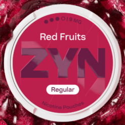 ZYN Red Fruits (Quả Đại Hoàng Mâm Xôi Dâu Tây) Slim 9mg/pouch(12.3mg/g)